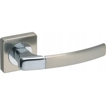 Dveřní kování Vnitřní klika Gamet Krátká, Čtvercová rozeta