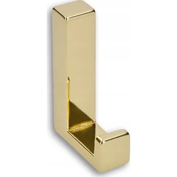 Věšák NÁBYTKOVÝ VĚŠÁK JEDNODUCHÝ HÁČEK 2326 ZLATÝ