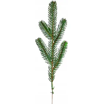 Vánoční dekorace VĚTVIČKA UMĚLÝ VÁNOČNÍ STROMEK VÁNOČNÍ DEKORACE PŘÍRODNÍ VZHLED SMRKU 26 CM