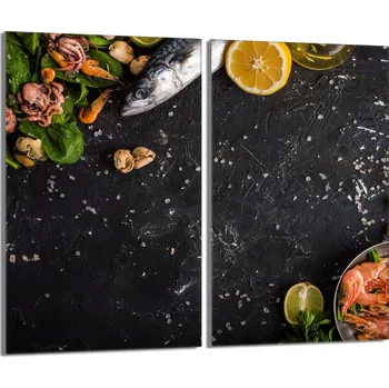 Kuchyňské prkénko Krájecí deska TMK ArtDeko sklo 2 ks