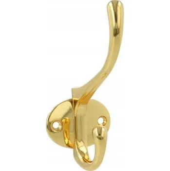 Věšák Zlatý kovový Šatní ramínko AMIG