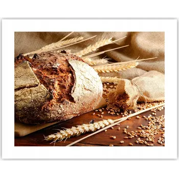 Obraz Obraz plakát na zeď bez rámu 50x40 cm - foto chleba - plakáty do obýváku nebo ložnice