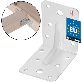 Úhloměr Úhelník s prolisem 75x75x55 - 1 ks.