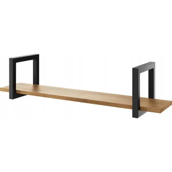 police Závěsná police industrial loft dub 120 cm