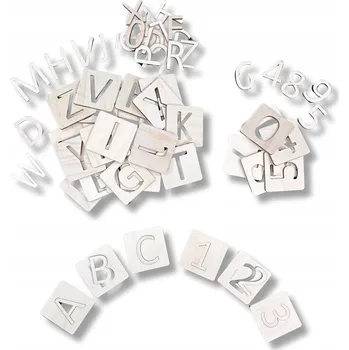 Dřevěná hračka ABECEDA A ČÍSLA sada z dřevěné překližky skládačka montessori