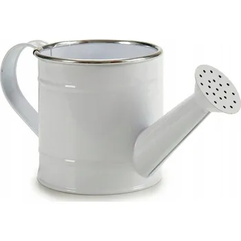 Obal na květináč Konev Ibergarden 0,75 l kovová bílá, šedá