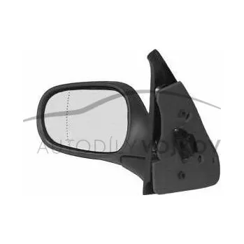 Auto zrcátko Levé zpětné zrcátko elektricky ovládané vyhřívané černé Renault Thalia 2001 - 2008