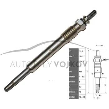 Zapalovací a žhavicí svíčka Žhavící svíčka fast Peugeot 807 2.0 HDi