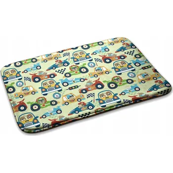 Koberec Měkká Podložka Koberec do Dětského Pokoje Zvířátka v autech