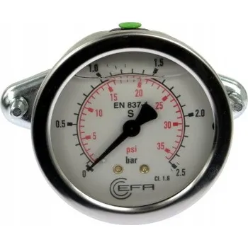 Tlakoměr Manometr / Tlakoměr 2,5 bar, 1/4", Glycerinový