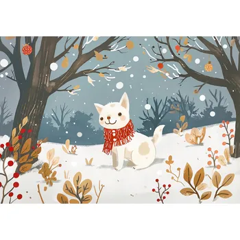 Plakát Plakát Snow Companion bez rámu 66,5 x 46,5 cm