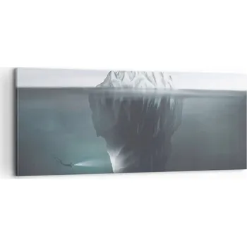 Obraz Foto obraz na plátně 100x40 ledovec obývací pokoj ložnice na zeď velký