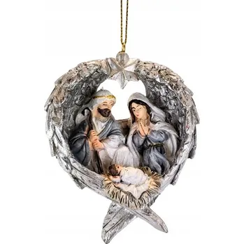 Vánoční dekorace VÁNOČNÍ OZDOBA BETLÉM SVATÁ RODINA