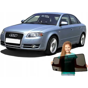 autokoberec Sluneční clony / Zástěny do oken Audi A4 B7 Sedan 2004-2008 (na míru)