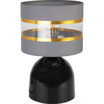 Stojací lampa STOJACÍ LAMPA NOČNÍ S ELEGANTNÍM ZLATÝM STÍNIDLEM 20 CM