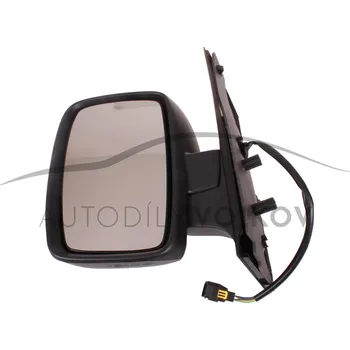 Auto zrcátko Zpětné zrcátko elektricky sklopné pro lak nedělené levé Fiat Scudo 2007-