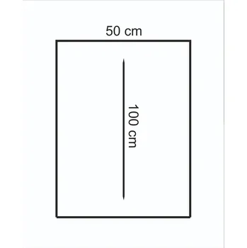 Jednorázové nádobí Fóliový rukáv 50x100 cm. Balení 50 ks