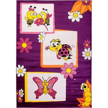 Koberec KOBEREC Kinder 100x160 Motýlci Berušky v6