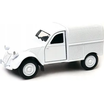 autíčko Citroën 2CV Fourgonnette 1:34 39 Welly model bílý