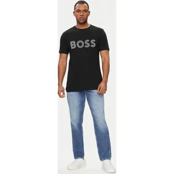 Boss T-Shirt Teebossrete 50495719 Černá Regular Fit L