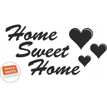 Samolepící dekorace Samolepka na stěnu Citát na zeď Nápis Domov Sladký Domov