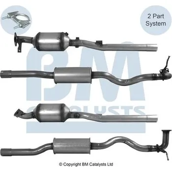 Filtr pevných částic Filtr sazových částic, výfukový systém BM CATALYSTS BM11694H