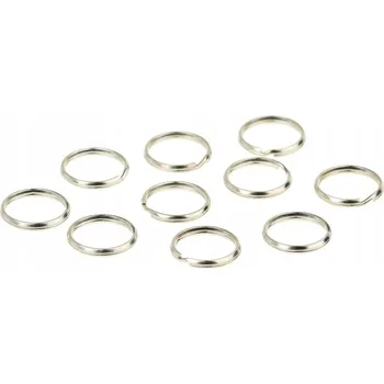 KOLEČKO PŘÍVĚSEK NA KLÍČE NA KLÍČE 10 ks NIKL 20 mm