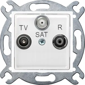 Elektrická zásuvka Anténní zásuvka nástěnná Polmark bílá