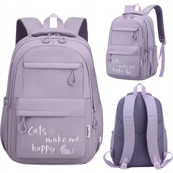 Školní batoh vícekomorový HomeDesign fialový 23 l