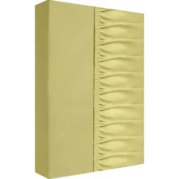 Prostěradlo Prostěradlo saténové s gumou 220x200 200x220 olivové bavlna 100%