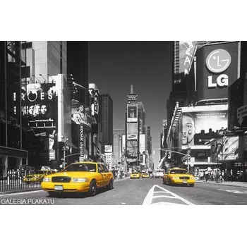 Obraz Plakát York TIMES Square Žluté taxi bez rámu 91,5 x 61 cm