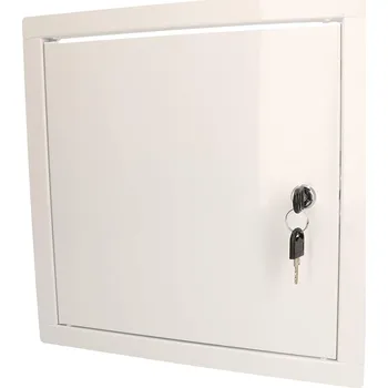 Revizní dvířka Ocelová revizní dvířka s bílými klíči 30x30 cm - 30x30 cm