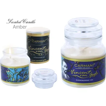 Svíčka Vonná svíčka, american malá - V. van Gogh, Kvetoucí Mandloň, Ambe