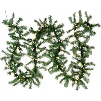 Vánoce Vánoční dekorace - girlanda s osvětlením, 2,7 m, 200 LED
