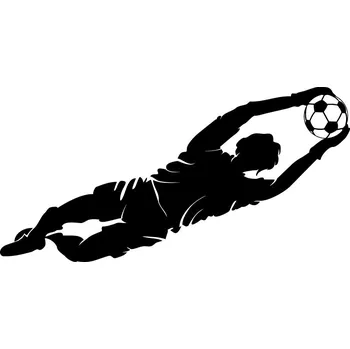 Samolepící dekorace Samolepka na stěnu Drukant Fotbalista Brankář 50 cm