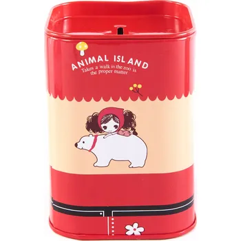 Pokladnička Pokladnička pro holčičku, plechová, různé motivy