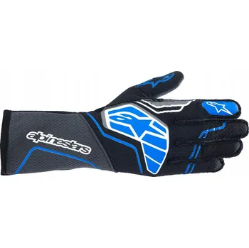 Moto rukavice Rukavice Alpinestars Tech 1-ZX v4 FIA 8856-2018 černo-modré vel. S