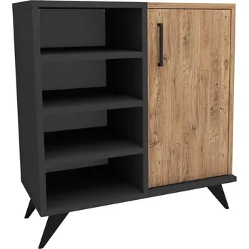 Casarredo PELLA skříňka na boty, borovice Atlantic / antracit