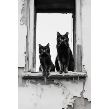 Plakát Plakát Strážci na parapetu bez rámu 61 x 91,5 cm