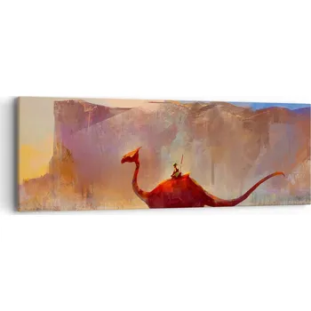Obraz Obraz na plátně do obývacího pokoje ložnice 90x30 abstrakce foto obrazy na zeď