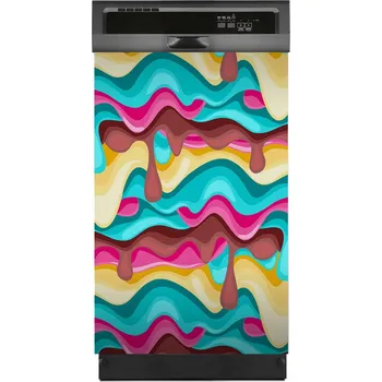 Obraz Dekorace na myčku - Citronová a banánová zmrzlina 45x70 cm