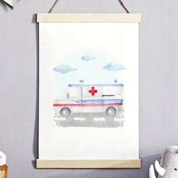 Plakát Plakát Obrázek pro Děti Sanitka 40 x 50 cm