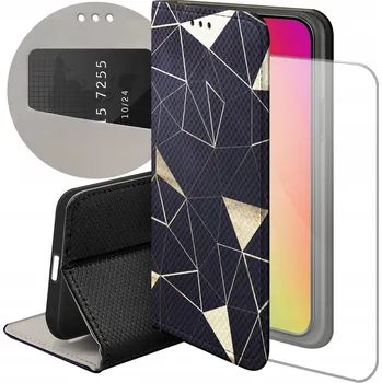 Pouzdro na mobilní telefon Flipové pouzdro Hello Case pro Samsung A71 zlaté