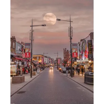 Obraz Plakát Hlavní ulice Camden bez rámu 40 x 50 cm