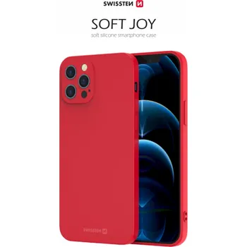 Pouzdro na mobilní telefon Zadní kryt Swissten Soft Joy pro Samsung Galaxy A24, červená