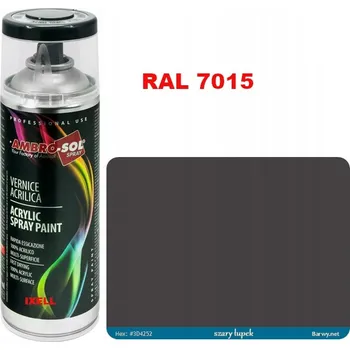 Barva ve spreji RAL 7015 AKRYLOVÝ LAK ve spreji šedý LESK 1233