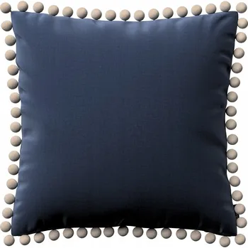 Polštář Dekoria Povlak na polštář Wera, tmavě modrá