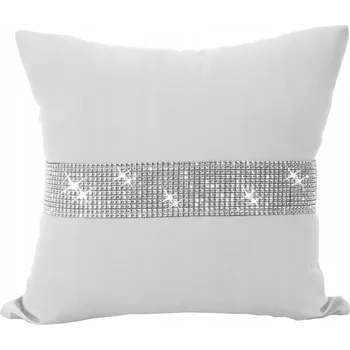 Povlak na dekorativní polštářek Dekorační povlak na polštář 40x40 BÍLÝ s цирконами, různé barvy