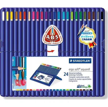 Pastelka 24 akvarelových Pastelky Ergosoft Staedtler
