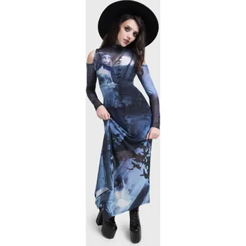 Dámské šaty šaty dámské KILLSTAR x CORPSE BRIDE - Emily In The Night - Black/Blue - M